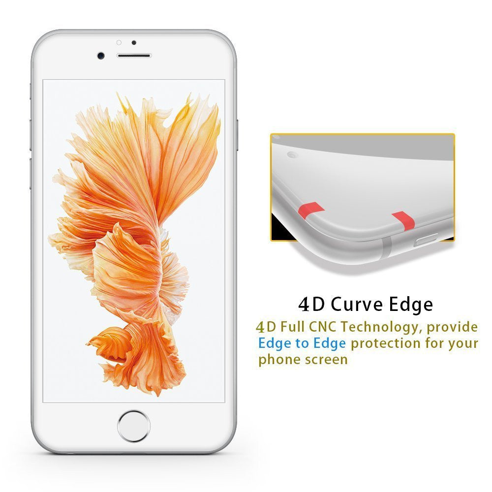 iPhone 4D ukrivljeno kaljeno zaščitno steklo