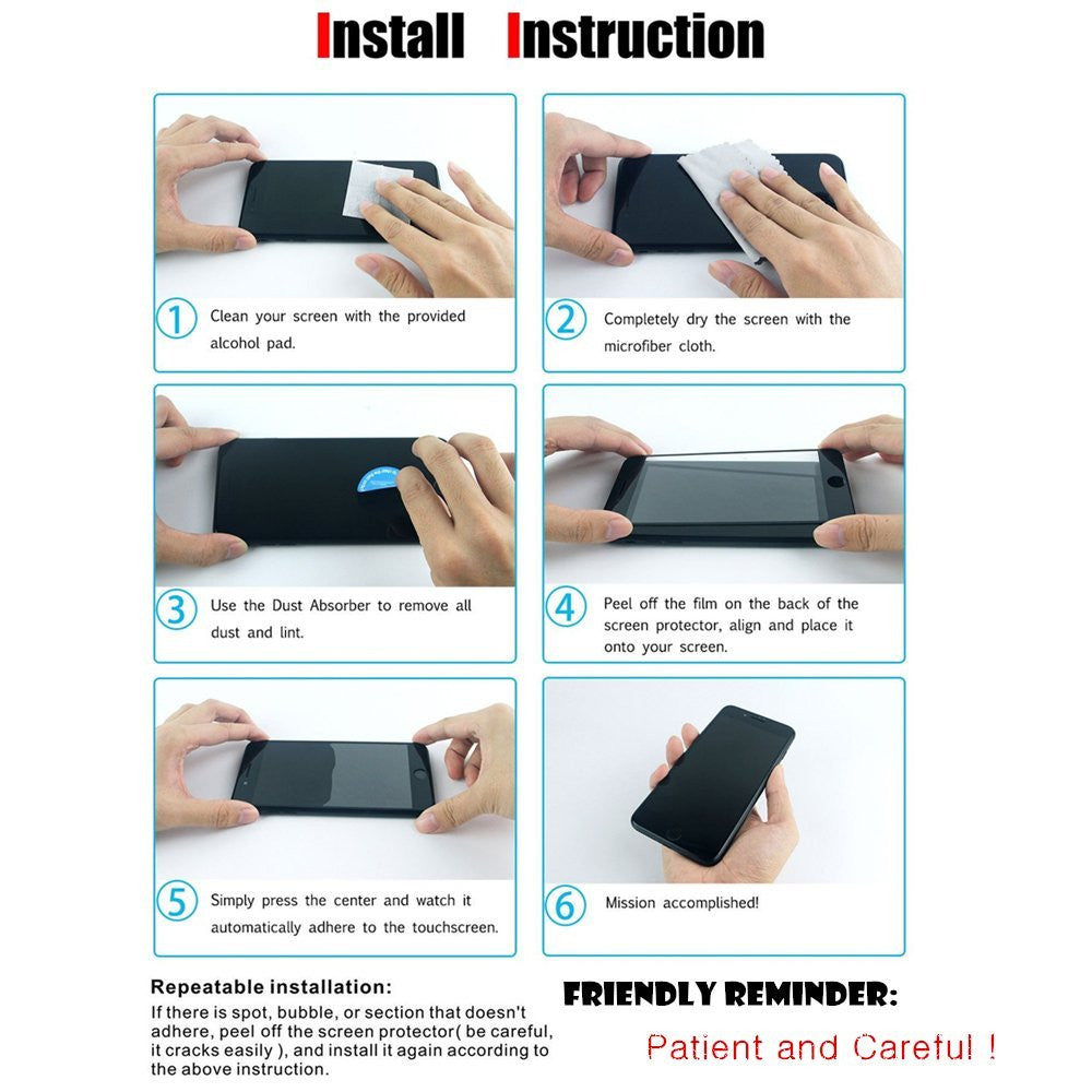 iPhone 4D ukrivljeno kaljeno zaščitno steklo