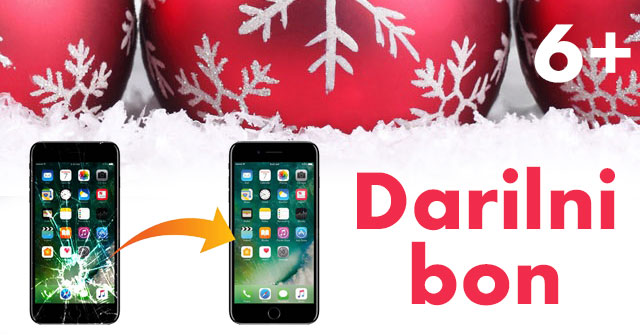 Darilni bon za popravilo zaslona iPhone 6 plus