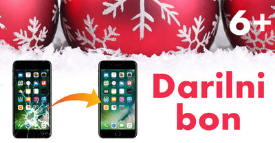 Darilni bon za popravilo zaslona iPhone 6 plus